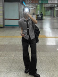 [ Tie Set ] Silk Stripe Classic Short Sleeve Shirt