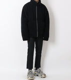 High-neck double jacket