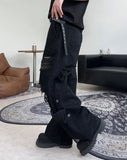 Fed Damage Layered Cotton Pants