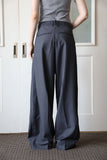 Ader pintuck wide slacks