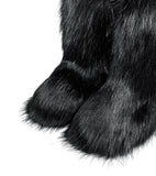 Bare fur boots