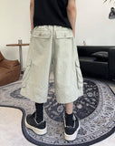 Elder Washed Cargo Bermuda Pants
