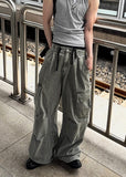 Raw Denim Keyring Loop Cargo Pants