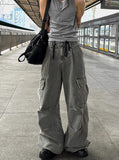 Raw Denim Keyring Loop Cargo Pants