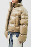 Volume Glossy Puffer Jacket