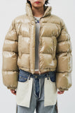 Volume Glossy Puffer Jacket