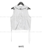 Fit nylon hood vest