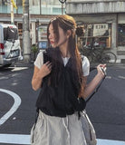 Fit nylon hood vest