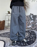 Cape Button Balloon Sweatpants