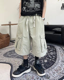 Elder Washed Cargo Bermuda Pants