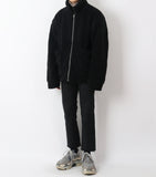 High-neck double jacket