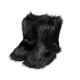 Bare fur boots