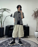 Elder Washed Cargo Bermuda Pants
