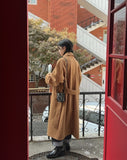Winter Maxi Balmacan Mac Coat