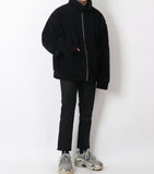 High-neck double jacket
