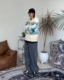 Cape Button Balloon Sweatpants