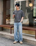 Mens Crop Silket Short Sleeve T-shirts