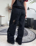 Fed Damage Layered Cotton Pants