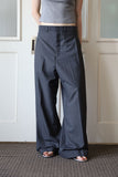 Ader pintuck wide slacks