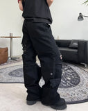 Fed Damage Layered Cotton Pants