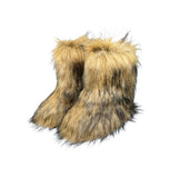 Bare fur boots