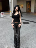 Soft lace slim top