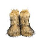 Bare fur boots