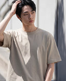 Mens Crop Silket Short Sleeve T-shirts