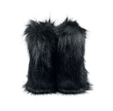 Bare fur boots