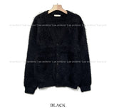 Arthur Angora V-neck knit cardigan