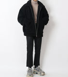 High-neck double jacket