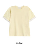 Ed High-Density Roll-Up Color Matching Short Sleeve Tee