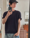 Lenny Basic Semi-Crop Short Sleeve T-shirt