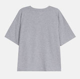 Lenny Basic Semi-Crop Short Sleeve T-shirt