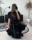 Det Dual Eyelet Long Belt
