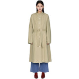 Carson Belted Long Trench Coat