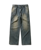 House Washed Denim Pants Blue