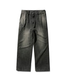 Ware Washed Denim Pants Deep Gray