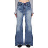 Contour Washed Flare Jeans