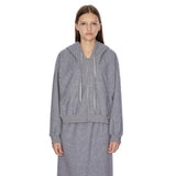 Tory Zip-up Brushed Hoodie