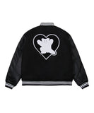 Bear Heart Varsity Jacket