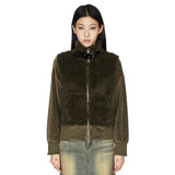 Loui zip-up shearling jacket