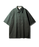 Field Dyeing Loose Fit Short Sleeve Shirt