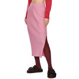 Bring knit long skirt
