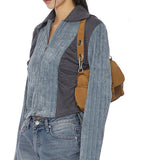 Lower Buckle Shoulder Bag