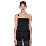 Mars satin tank top