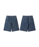 Blue Stone Double Knee Half Pants