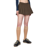 Meve Pleated Short Skirt