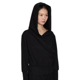 Meji shirring hoodie