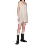 Cream Frill Short One Piece